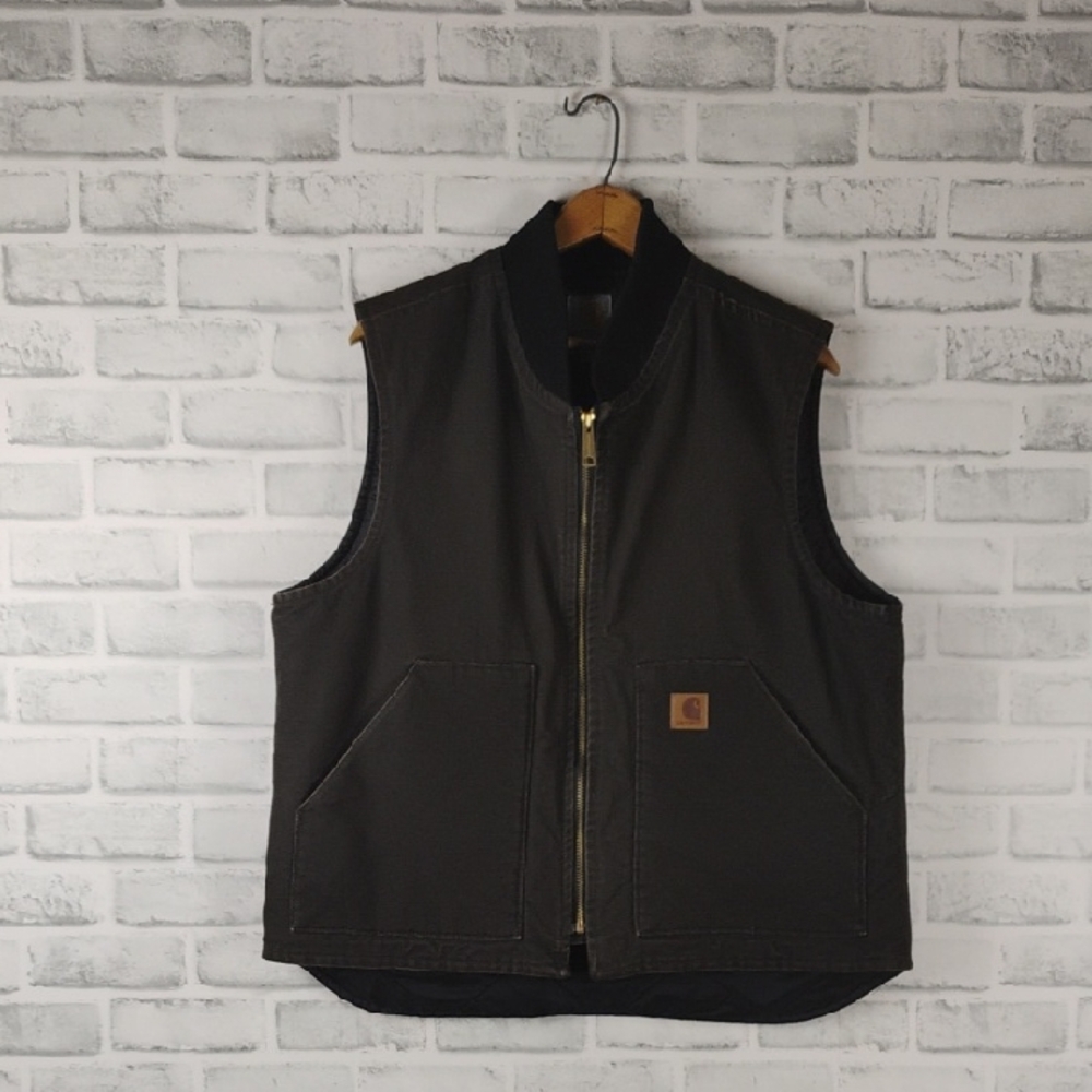 Carhartt Men's Dark Brown Vest